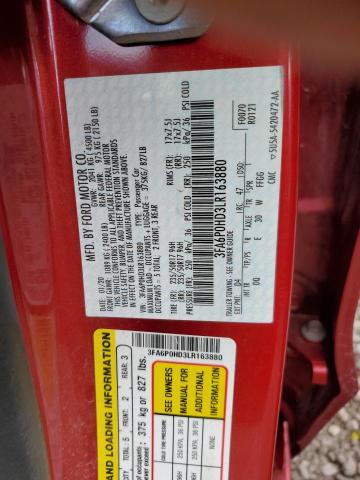 2020 FORD FUSION SE - 3FA6P0HD3LR163880