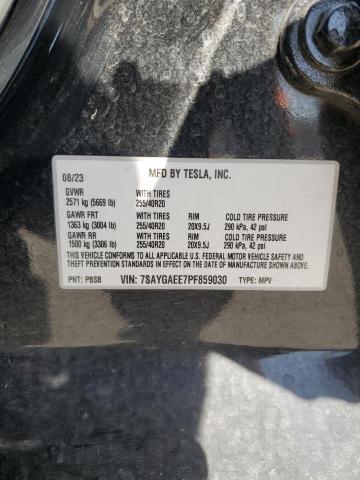 2023 TESLA MODEL Y - 7SAYGAEE7PF859030