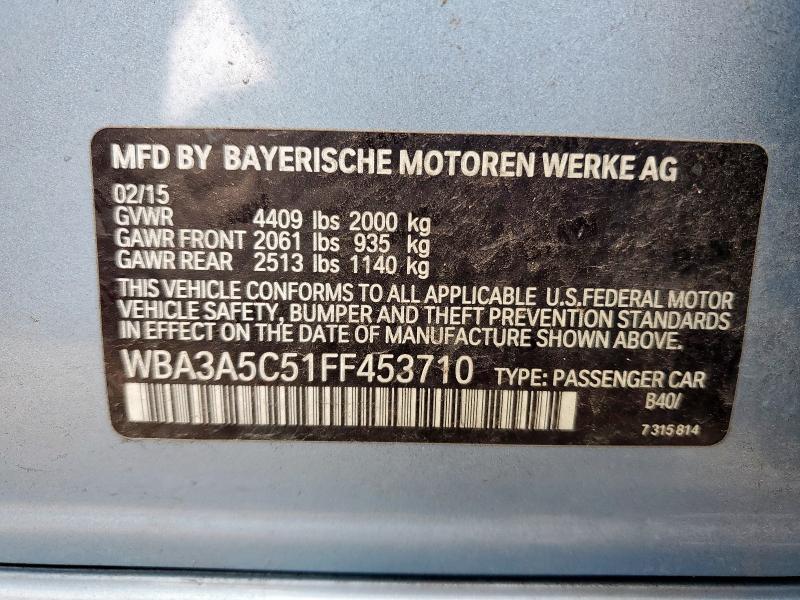 2015 BMW 328 I - WBA3A5C51FF453710