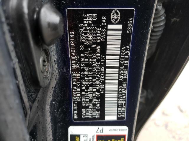2016 TOYOTA CAMRY LE - 4T1BF1FKXGU504107