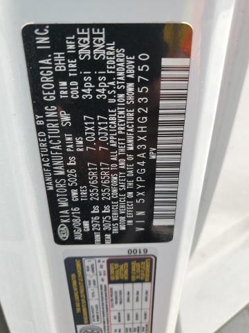 2017 KIA SORENTO LX - 5XYPG4A3XHG235750