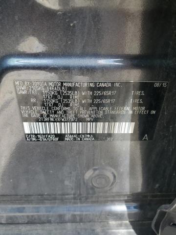 2015 TOYOTA RAV4 XLE - 2T3RFREVXFW377972