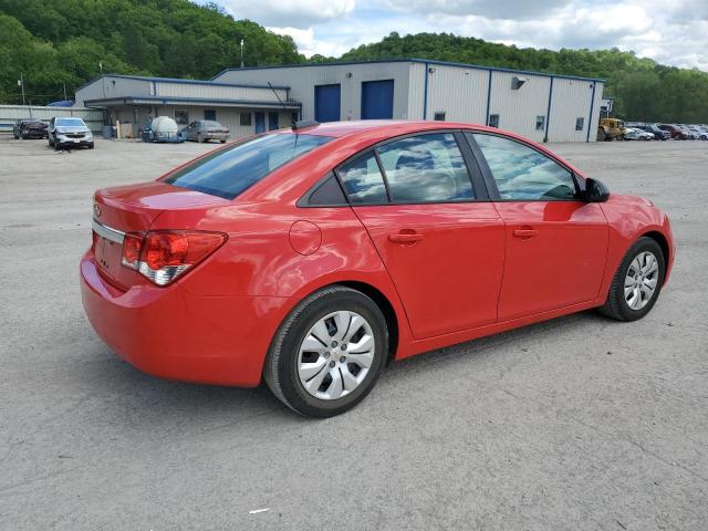 Vin: 1g1pa5shxf7112292, lot: 57718895, chevrolet cruze ls 20153