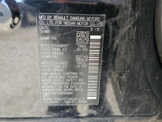 2016 NISSAN ROGUE S - KNMAT2MT5GP619819