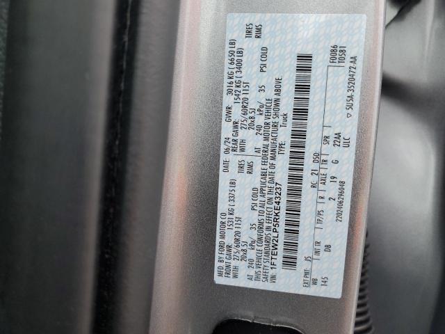2024 FORD F150 STX 1FTEW2LP5RKE43237