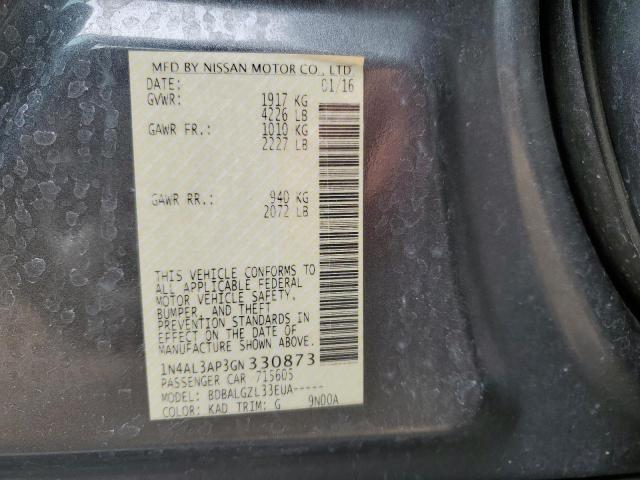 2016 NISSAN ALTIMA 2.5 - 1N4AL3AP3GN330873