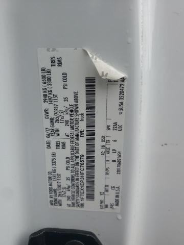 2017 FORD F150 SUPER 1FTEX1EP3HFC76579
