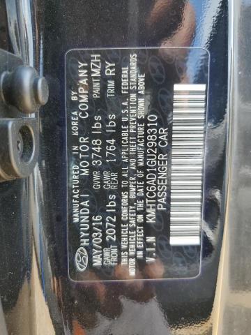 2016 HYUNDAI VELOSTER - KMHTC6AD1GU298310
