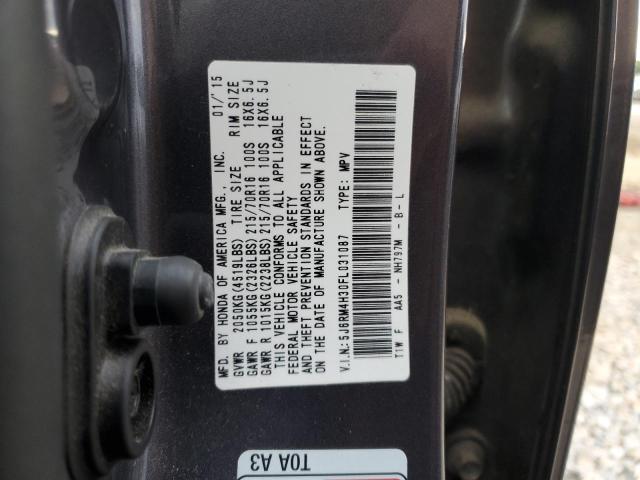 2015 HONDA CR-V LX - 5J6RM4H30FL031087