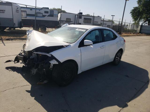 TOYOTA COROLLA L 2017 white  gas 5YFBURHE5HP639364 photo #1
