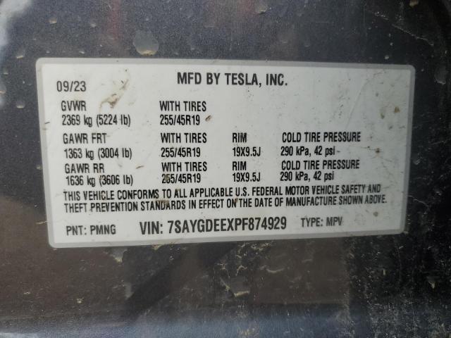 2023 TESLA MODEL Y - 7SAYGDEEXPF874929