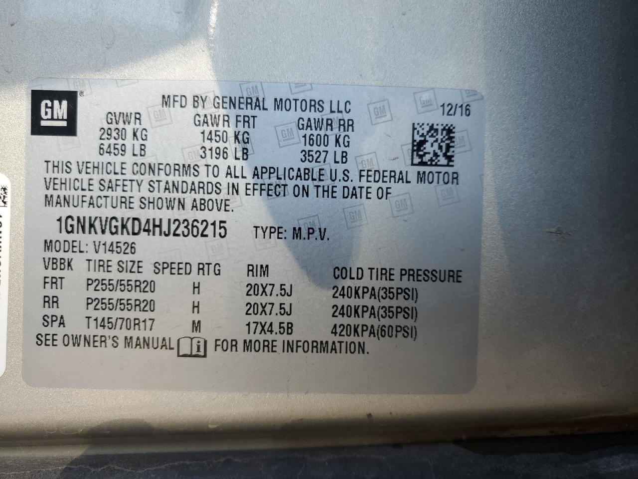 CHEVROLET TRAVERSE LT