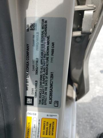 2021 CHEVROLET SPARK LS - KL8CB6SA3MC712841