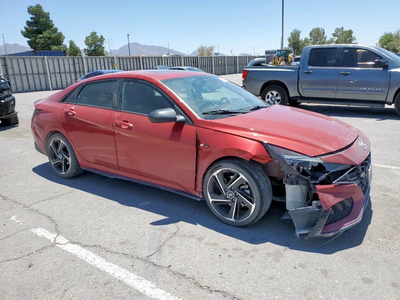 Vin: kmhlr4afxnu309581, lot: 57815915, hyundai elantra n line 20224