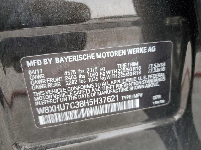 2017 BMW X1 SDRIVE2 - WBXHU7C38H5H37621