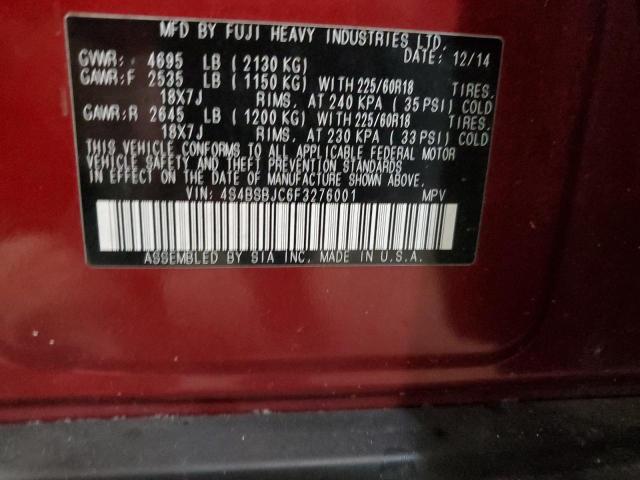 2015 SUBARU OUTBACK 2. - 4S4BSBJC6F3276001