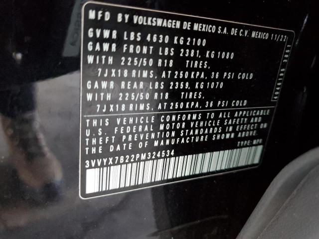 2023 VOLKSWAGEN TAOS SE - 3VVYX7B22PM324534