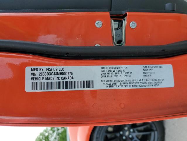 2021 DODGE CHARGER SC - 2C3CDXGJ8MH500776