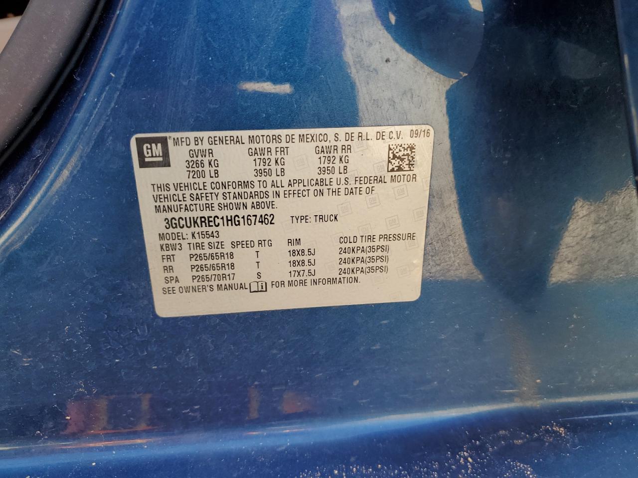 CHEVROLET SILVERADO K1500 LT