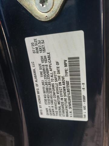 2020 HONDA ODYSSEY LX 5FNRL6H21LB072502