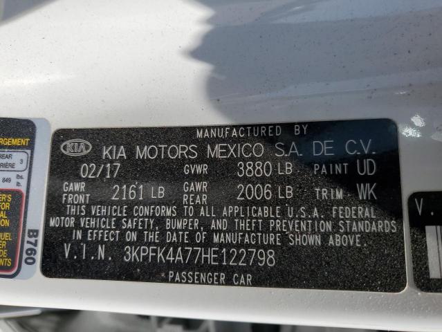 2017 KIA FORTE LX - 3KPFK4A77HE122798