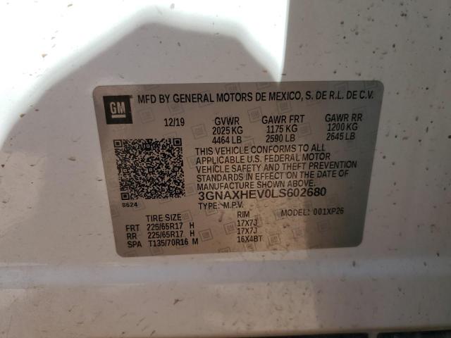 2020 CHEVROLET EQUINOX LS - 3GNAXHEV0LS602680