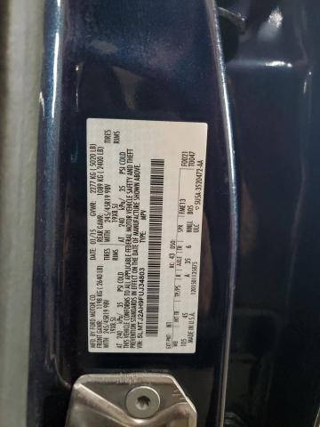 2015 LINCOLN MKC 5LMTJ2AH9FUJ34803