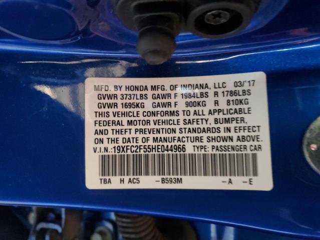 2017 HONDA CIVIC LX - 19XFC2F55HE044966
