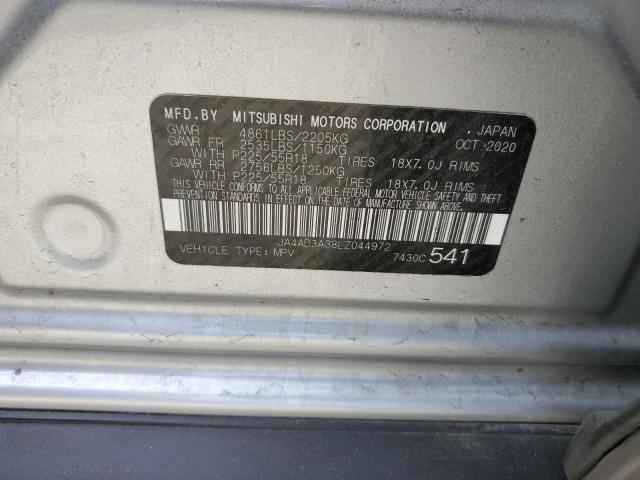 2020 MITSUBISHI OUTLANDER - JA4AD3A38LZ044972