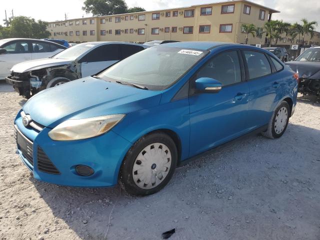 FORD FOCUS SE 2013 blue sedan 4d gas 1FADP3F2XDL175079 photo #1