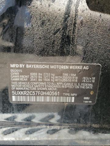 2015 BMW X5 SDRIVE3 - 5UXKR2C57F0H40561