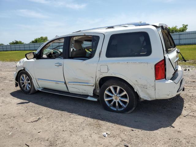 INFINITI QX56 2008 white 4dr spor gas 5N3AA08D78N914367 photo #3