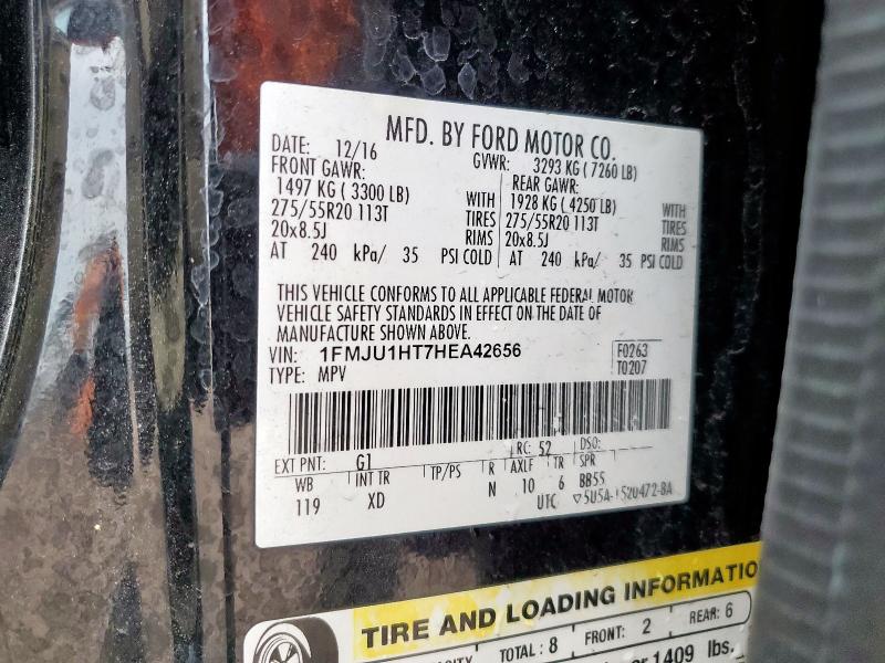 2017 FORD EXPEDITION - 1FMJU1HT7HEA42656