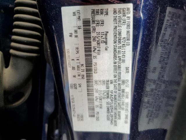 2017 FORD FOCUS TITA - 1FADP3J25HL291643