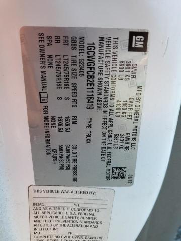 2014 CHEVROLET EXPRESS G2 #3305330308