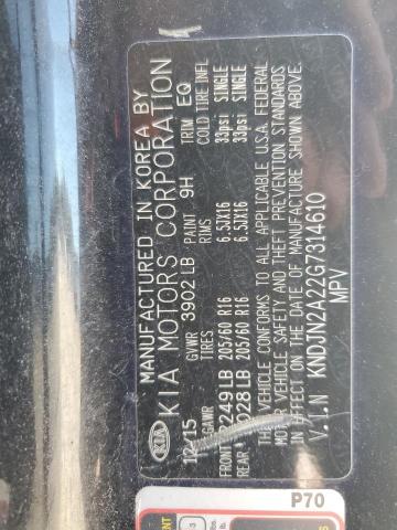 2016 KIA SOUL KNDJN2A22G7314610