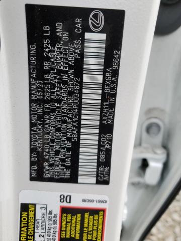 2023 LEXUS ES 300H BA 58AFA1C14PU034872