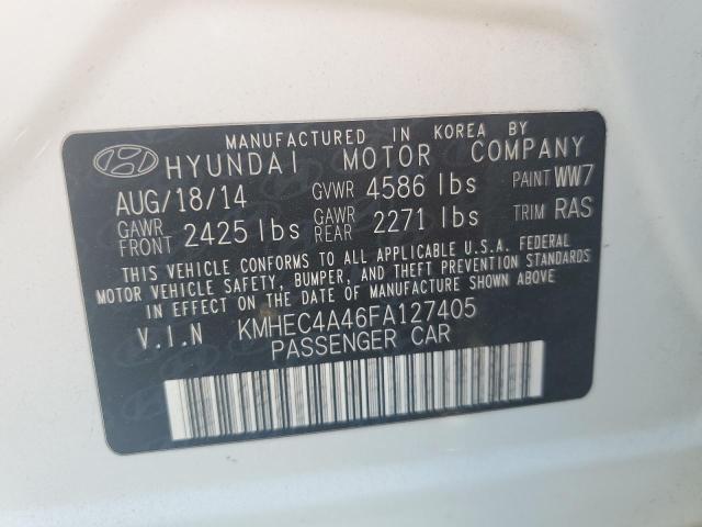 2015 HYUNDAI SONATA HYB - KMHEC4A46FA127405