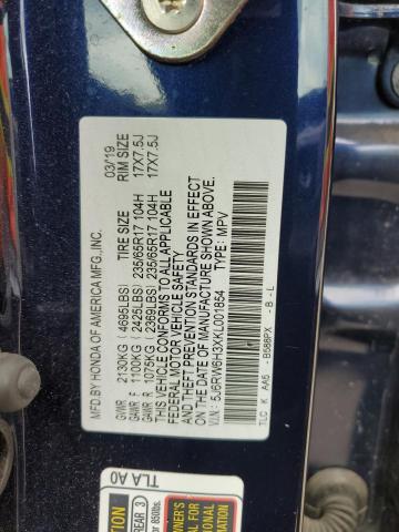 2019 HONDA CR-V LX - 5J6RW6H3XKL001854