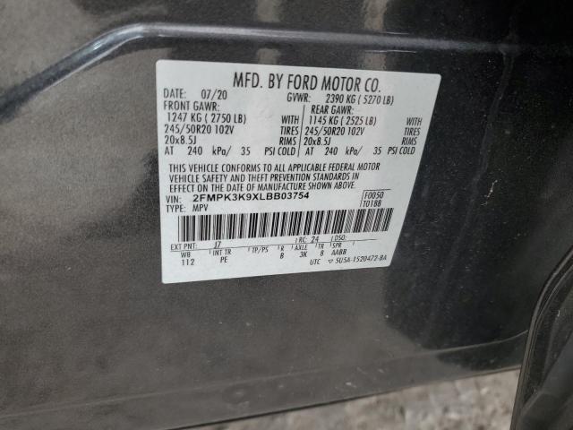 2020 FORD EDGE TITAN 2FMPK3K9XLBB03754