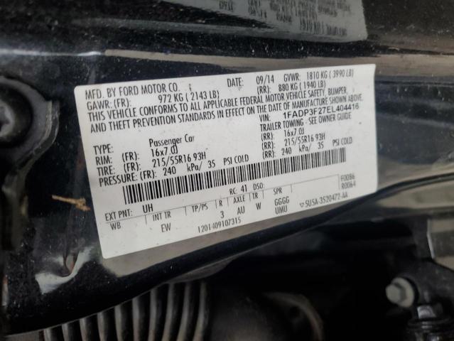 2014 FORD FOCUS SE - 1FADP3F27EL404416