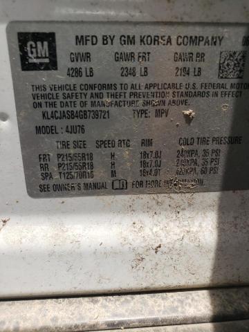 2016 BUICK ENCORE - KL4CJASB4GB739721