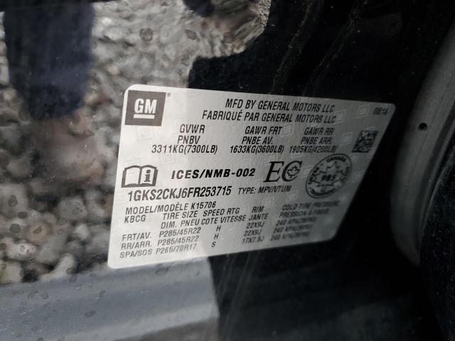 2015 GMC YUKON DENA 1GKS2CKJ6FR253715