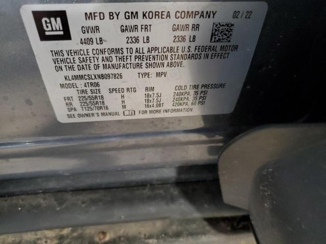 2022 BUICK ENCORE GX - KL4MMCSLXNB097826