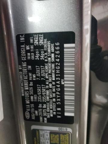 2017 KIA SORENTO LX - 5XYPG4A31HG242666