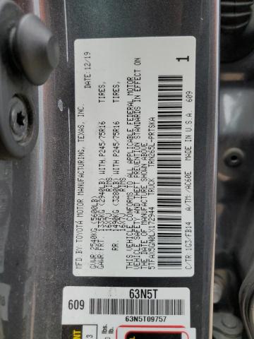 2020 TOYOTA TACOMA DOU - 5TFAX5GN0LX172944