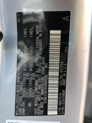 2017 TOYOTA SIENNA LE 5TDKZ3DC4HS895585