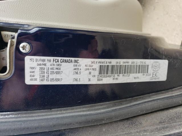 2017 DODGE GRAND CARA - 2C4RDGBG8HR607165