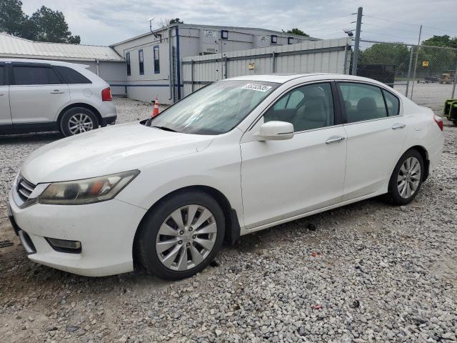 HONDA ACCORD EXL 2013 white sedan 4d gas 1HGCR2F83DA210315 photo #1