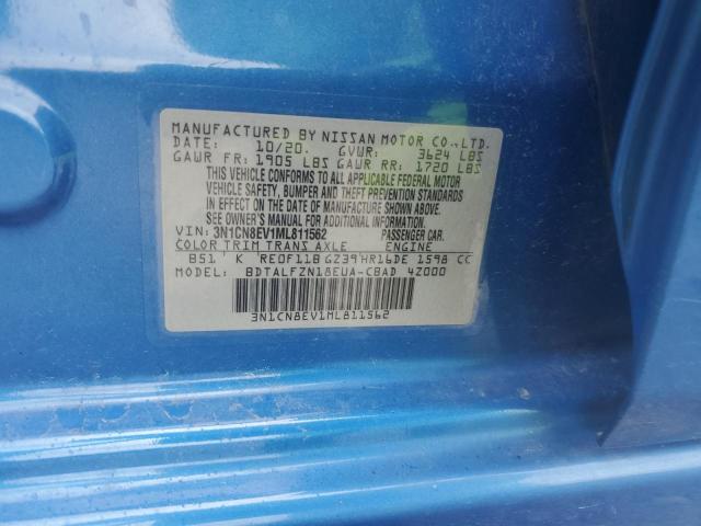 2021 NISSAN VERSA SV 3N1CN8EV1ML811562